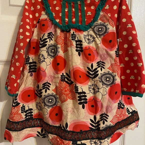 Matilda Jane “Under the Tree” Dress & Diaper Cover - Picture 2 of 11